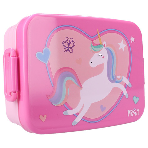 Pret Lunch Box Unicorn Heart Pink