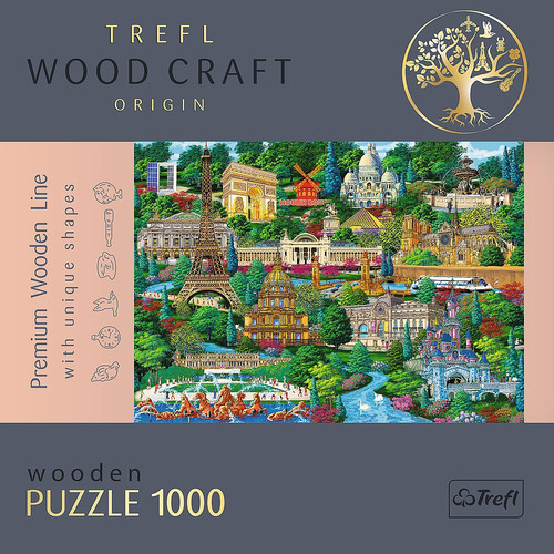 Trefl Wood Craft Wooden Puzzle France 1000pcs 12+