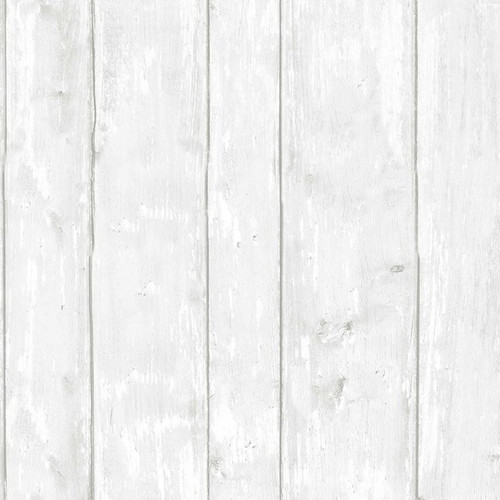 GoodHome Vinyl Wallpaper on Fleece Mayet, white