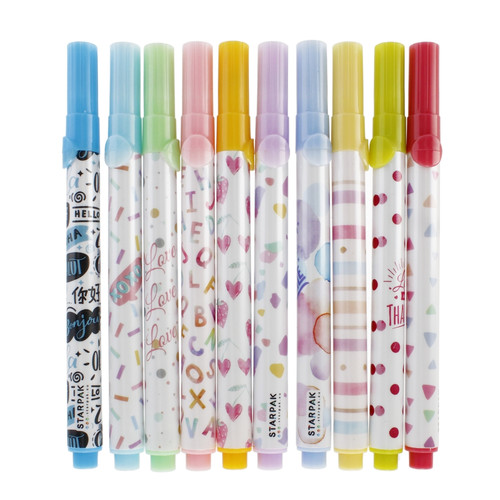 Starpak Set of Highlighters Pastel 10-pack