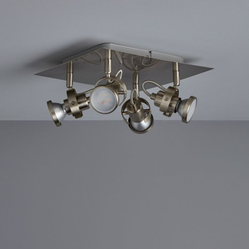 Spot Ceiling Lamp Colours Arachne 3 x 50 W GU10, nickel