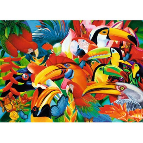 Trefl Jigsaw Puzzle Colourful Birds 500pcs 10+