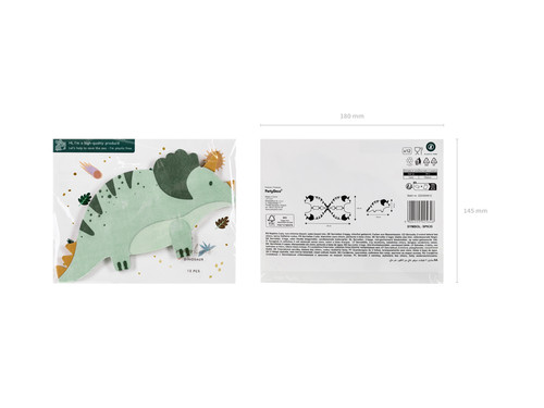 Paper Napkin Triceratops 12pcs