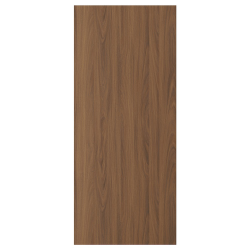 TISTORP Door, brown walnut effect, 60x140 cm