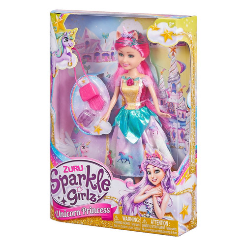 Zuru Sparkle Girlz Princess with Unicorn 10.5" 3+