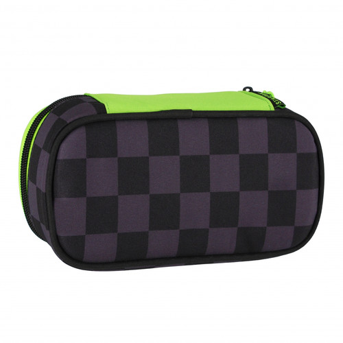 Pencil Case Check, black