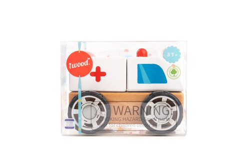 iWood Wooden Blocks Ambulance 3+