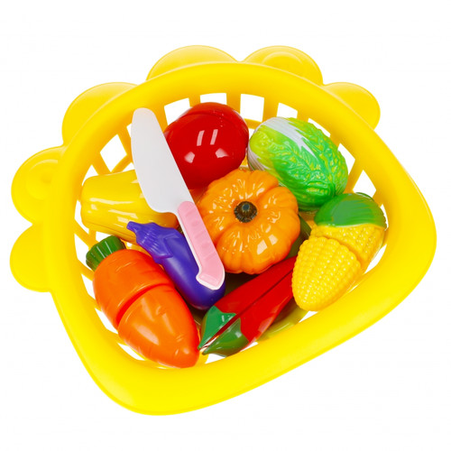 Kitchen Delicious Basket with Vegetables, assorted basket colours, 3+