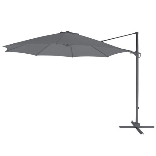 GoodHome Parasol Mallorca 350 cm, grey