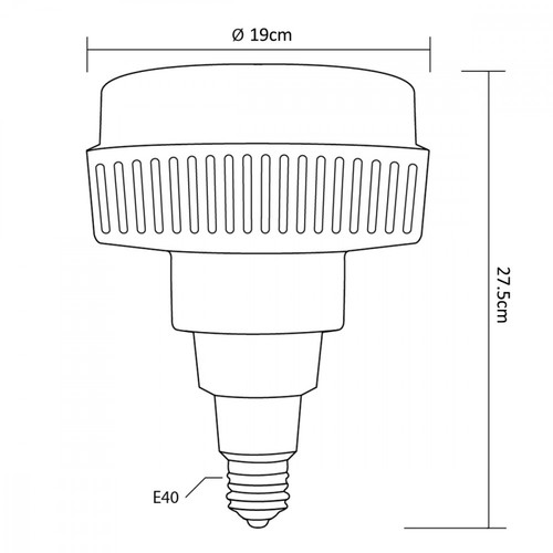 MacLean LED Bulb E40 95W 230V MCE305 CW