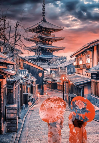 Clementoni Jigsaw Puzzle High Quality Evening in Kyoto 500pcs 10+