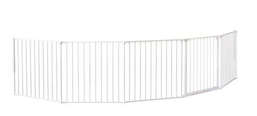 Baby Dan Safety Gate Flex XXL Wall-mounted Hearth Gate 90-350 cm, white