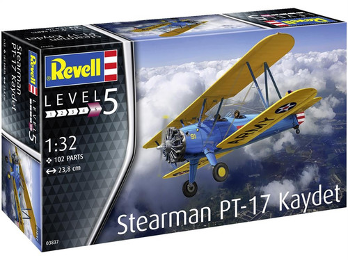 Revell Plastic Model Stearman PT-17 Kaydet 1:32 14+