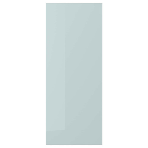 KALLARP Door, high-gloss light grey-blue, 40x100 cm