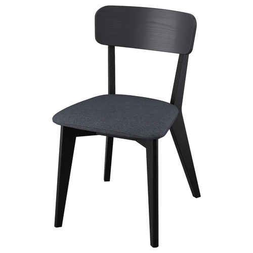 LISABO Chair, black/Tallmyra black/grey