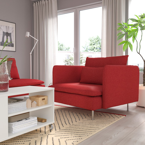 SÖDERHAMN Armchair, Tonerud red