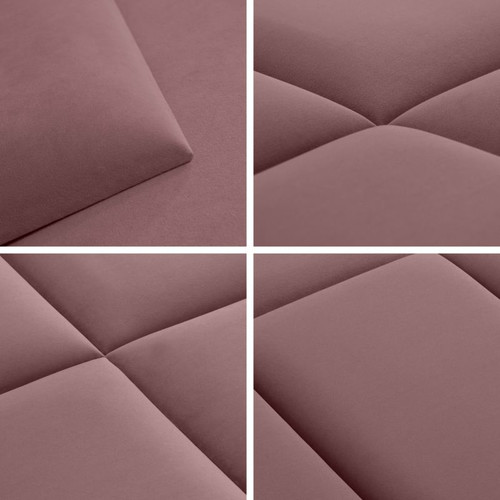 Upholstered Wall Panel Stegu Mollis Rectangle 60 x 30 cm, dirty pink