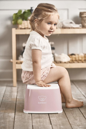 BABYBJÖRN - Safe Step - Powder pink/White