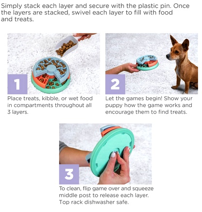 Nina Ottosson Lickin Layers Puppy Educational Game for Dogs