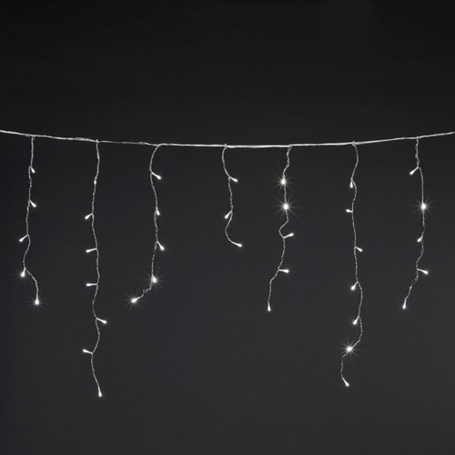 Christmas Lights Icicles 720 LED, cool white, indoor