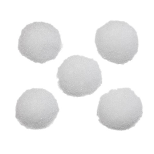 Pompoms 10mm 120pcs, white