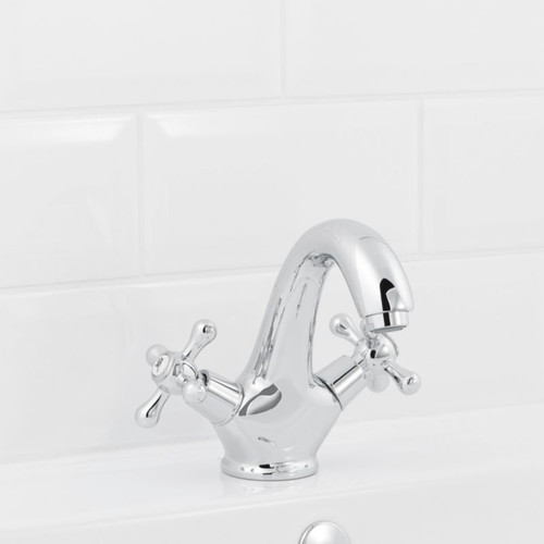 GoodHome Bathroom Sink Tap Etel, chrome