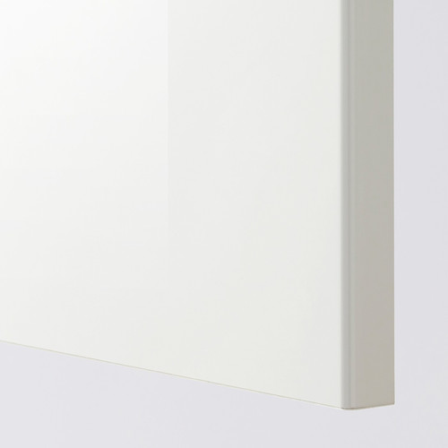 RINGHULT Drawer front, high-gloss white, 80x40 cm