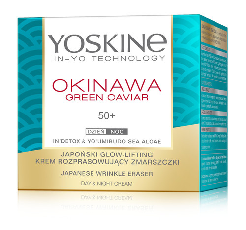 Yoskine Okinawa Green Caviar 50+ Japanese Wrinkle Eraser Day/Night Cream 50ml