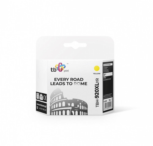 TB Ink HP OJ 6500 Yellow remanufactured TBH-920XLYR