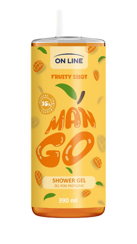 ON LINE Fruity Shot Shower Gel Mango Vegan 390ml