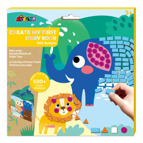 Avenir Create My First Story Book Wild Animals 3+