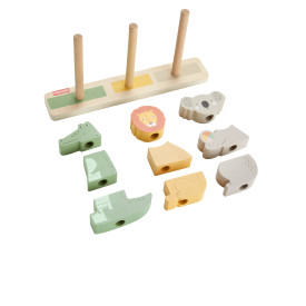 Fisher-Price Wooden Stack & Sort Animals HXV04 12m+