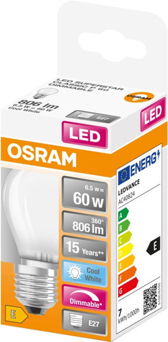 LED Bulb P60 E27 806lm 4000K