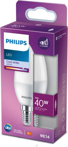 Philips LED Bulb B35 E14 470 lm 4000 K