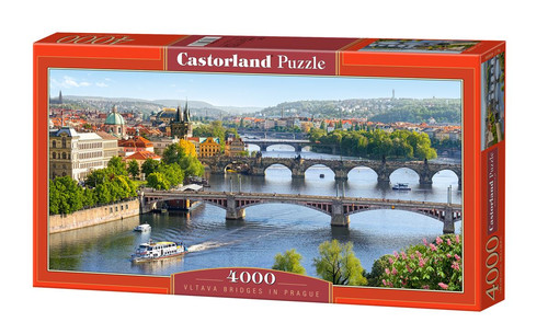 Castorland Jigsaw Puzzle Vltava Bridges in Prague 4000pcs