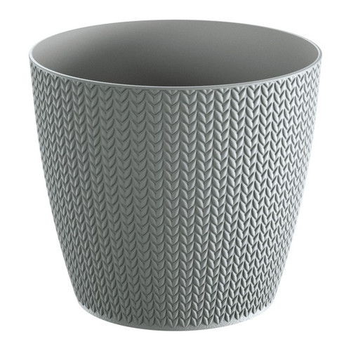 Plant Pot Wheaty 25.8 cm, grey