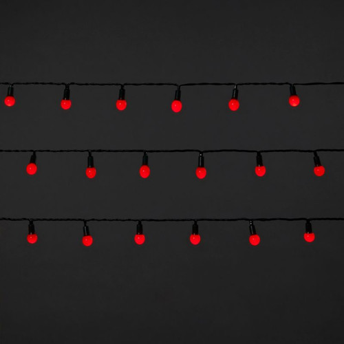 Christmas Lights 240 LED, outdoor, balls, red