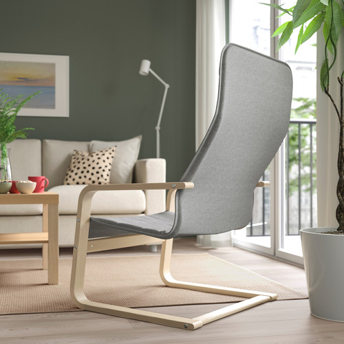 ÅRSUNDA Armchair, Knisa light grey