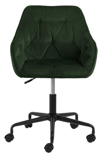 Desk Chair Brooke, velvet, green