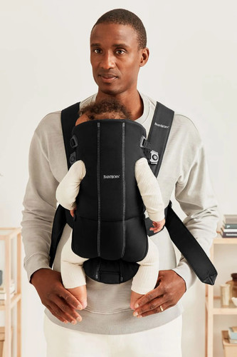 BABYBJÖRN Baby Carrier MINI Woven, Black