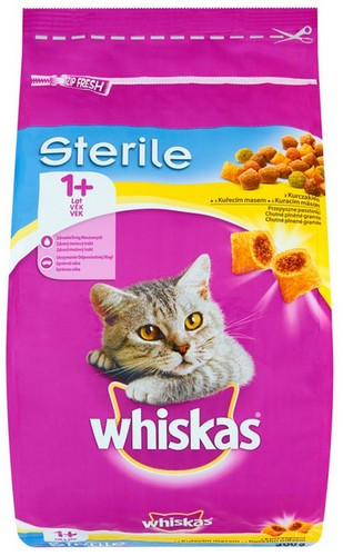 Whiskas Cat Food Sterile Chicken 300g