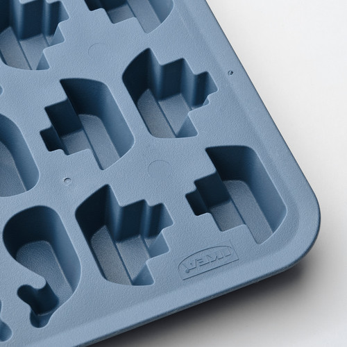 SURSÖT Ice cube tray, dark blue