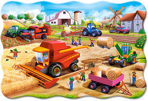 Castorland Children's Puzzle Work in the Farm 20pcs 4+