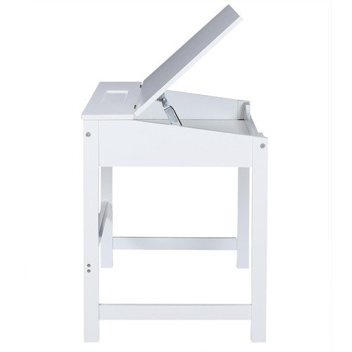 Children's Desk with Storage Charlie, white