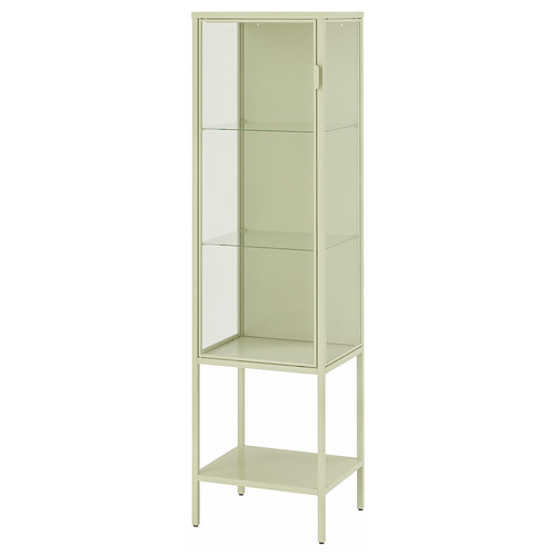 RUDSTA Display cabinet, light green, 42x37x155 cm