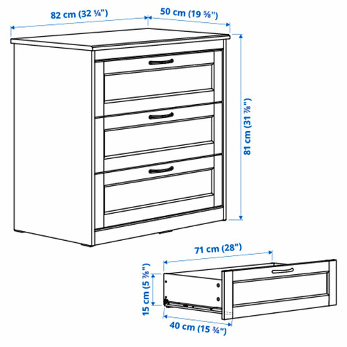 SONGESAND Bedroom furniture, set of 5, white, 160x200 cm