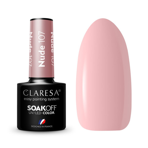 CLARESA UV/LED Color Gel Polish Nude 107 5g