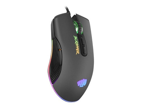 Natec Fury Scrapper 6400 DPI RGB Gaming Wired Mouse