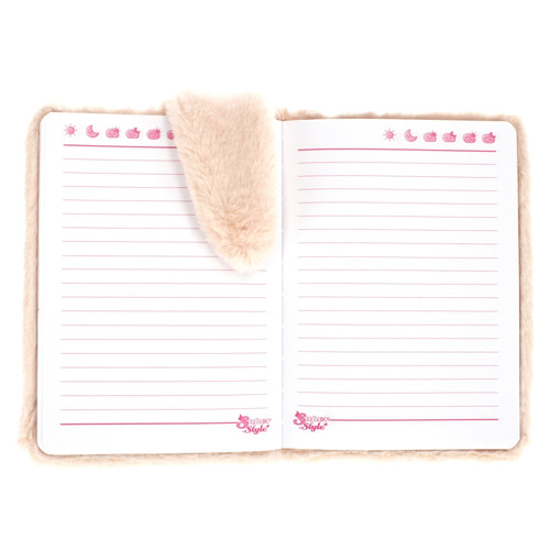 Plush Notebook Diary Sweet Bunny