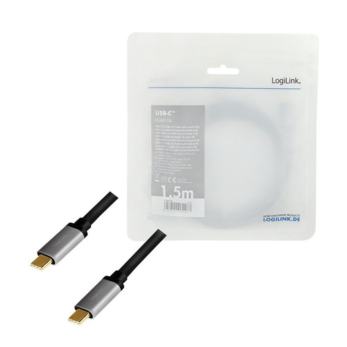 LogiLink USB-C M/M Cable PD 1.5 m